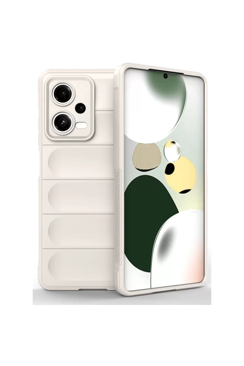 Newface Xiaomi Poco X5 5G Kılıf Optimum Silikon - Krem