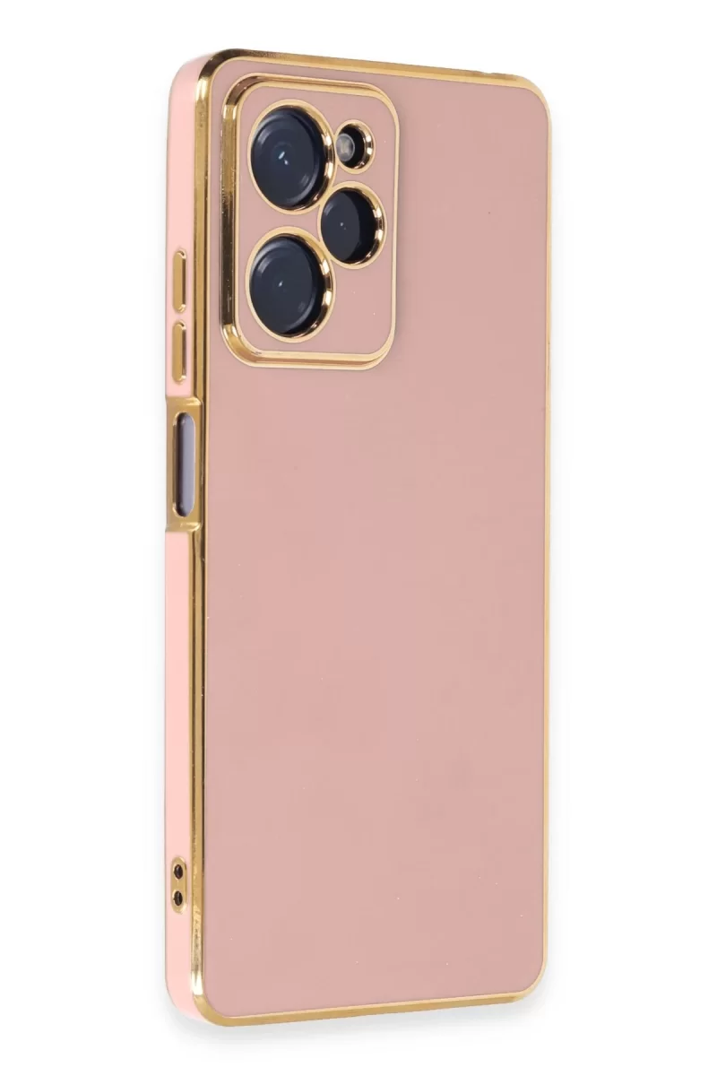 Newface Xiaomi Poco X5 Pro 5G Kılıf Volet Silikon - Pembe