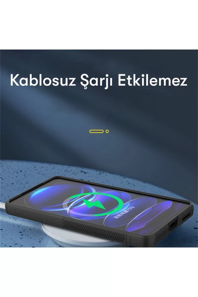 Newface Xiaomi Redmi Note 12 4G Kılıf Optimum Silikon - Kırmızı