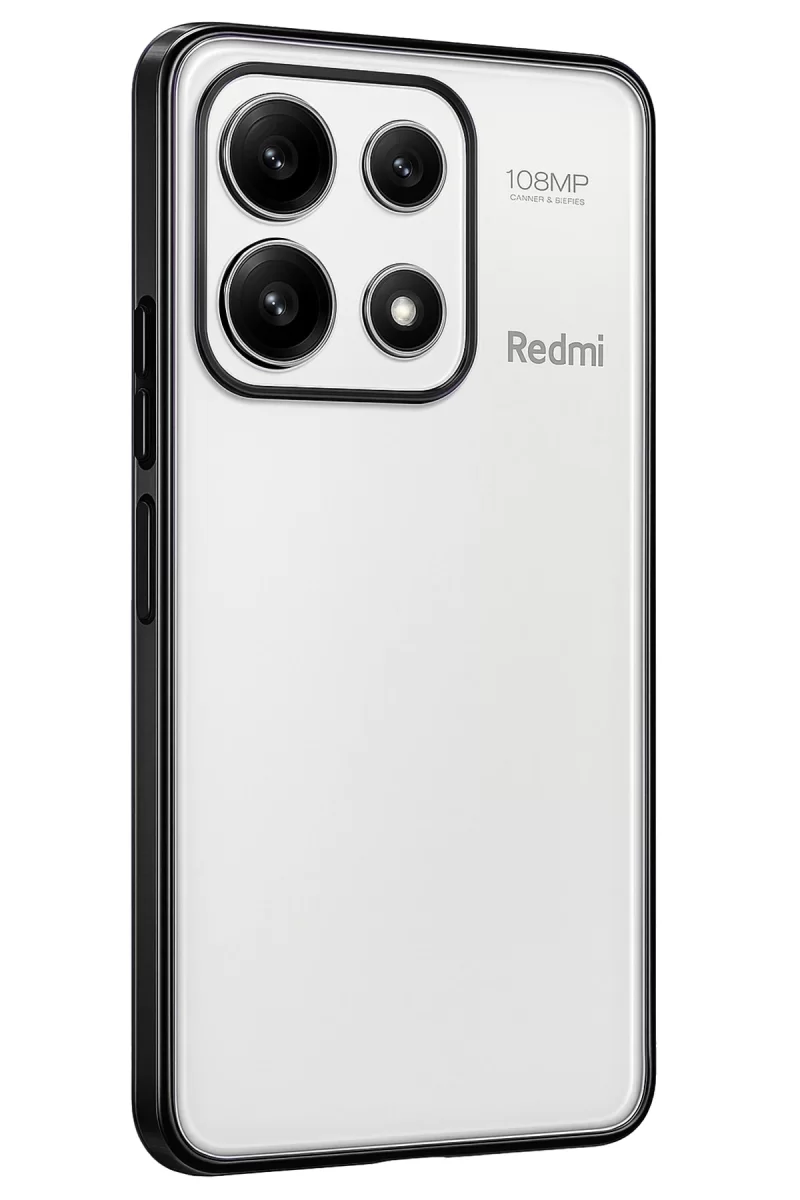 Newface Xiaomi Poco X6 Pro Kılıf Razer Lensli Silikon - Siyah
