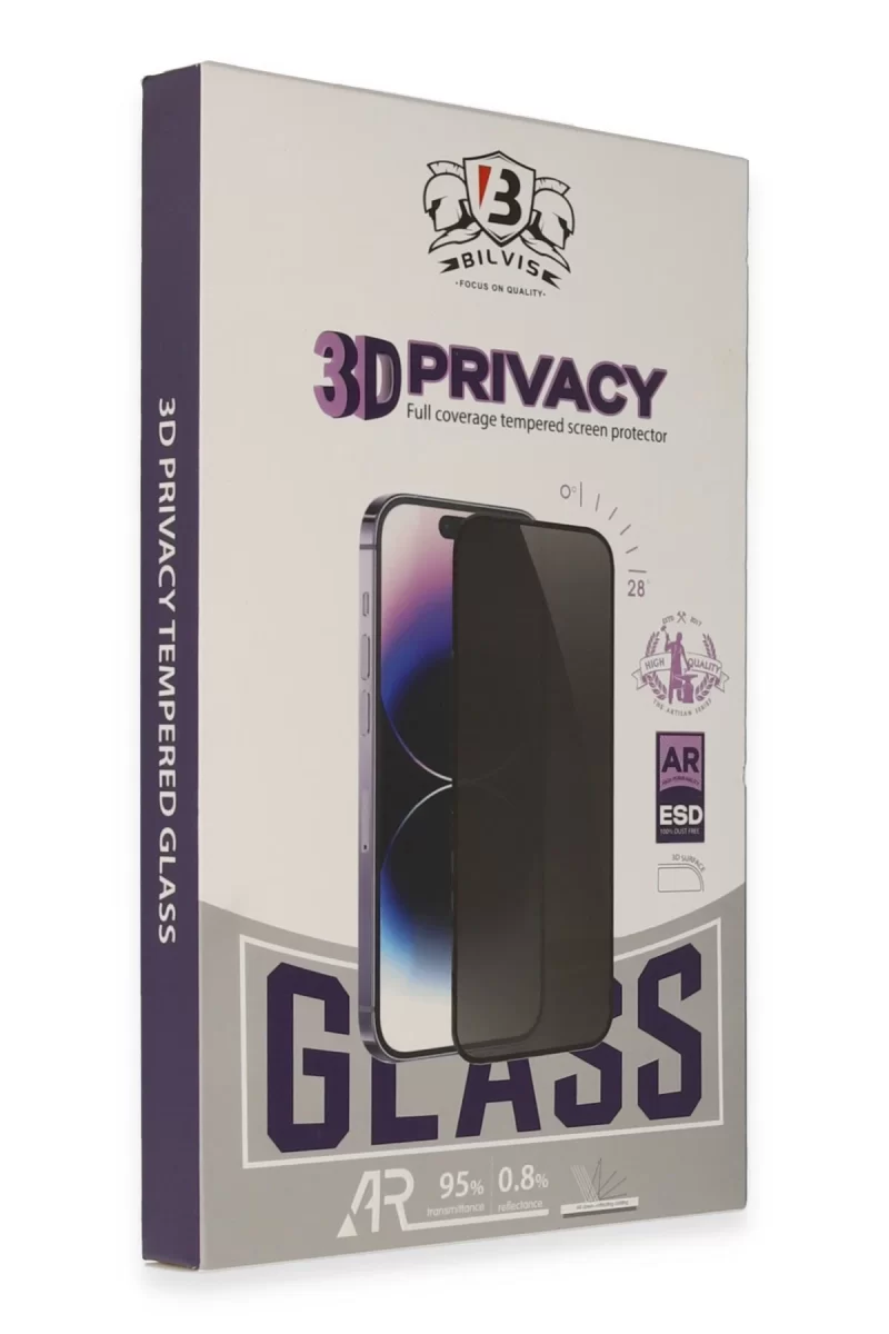 Newface Samsung Galaxy S25 Ultra Bilvis 3D Hayalet Cam Ekran Koruyucu