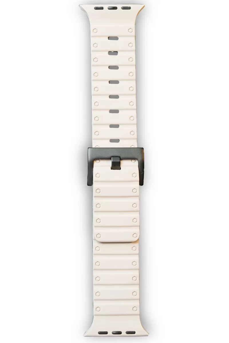 Newface Apple Watch 42mm Magnus Mıknatıslı Silikon Kordon - Yıldız Işığı