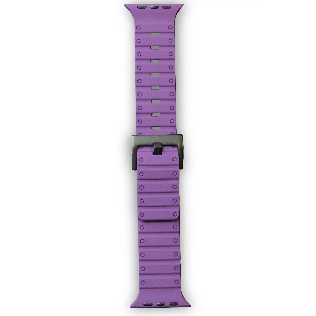 Newface Apple Watch 42mm Magnus Mıknatıslı Silikon Kordon - Mor