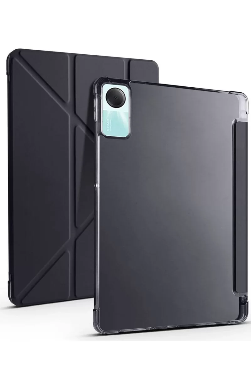 Newface Xiaomi Redmi Pad SE 4G Kılıf Kalemlikli Mars Tablet Kılıfı - Siyah