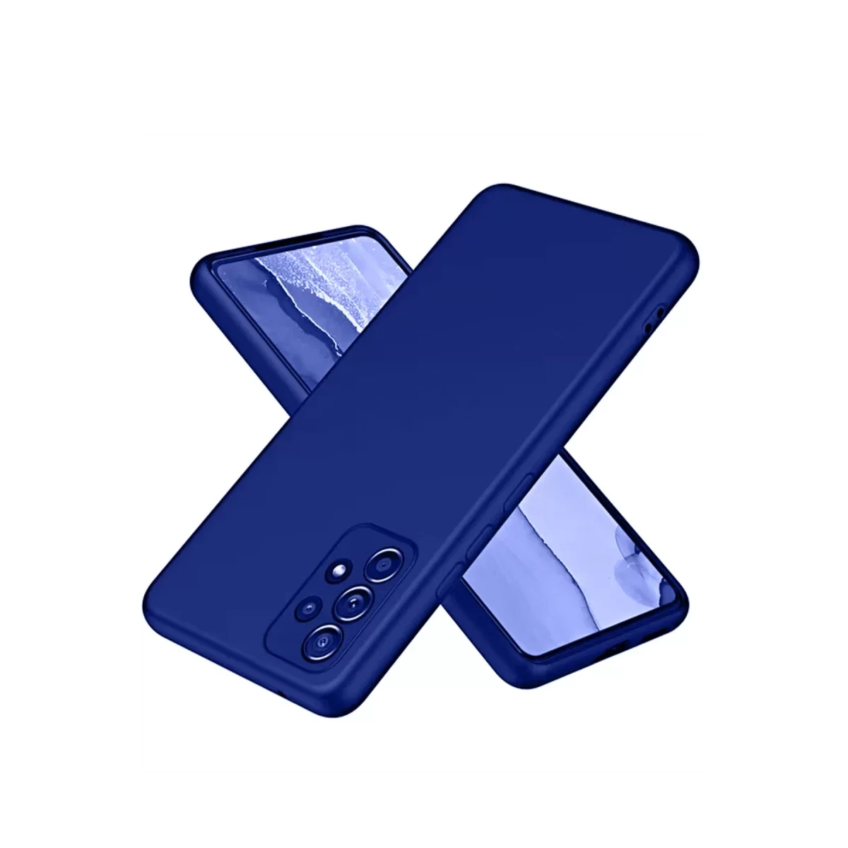 Newface Samsung Galaxy A32 Kılıf First Silikon - Lacivert