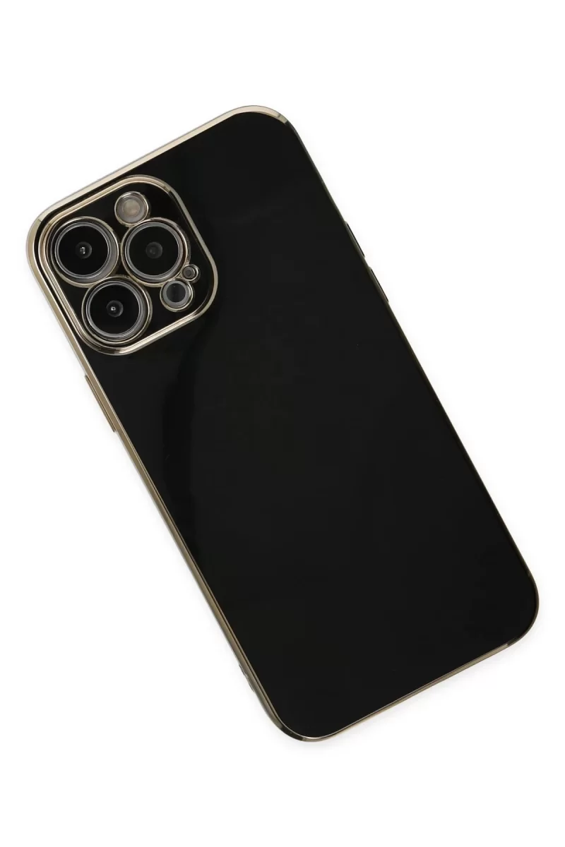 Newface Apple iPhone 14 Pro Max Kılıf Volet Silikon - Siyah
