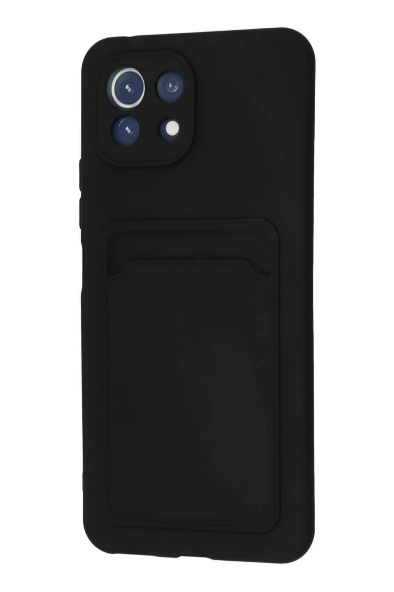 Newface Xiaomi Mi 11 Kılıf Kelvin Kartvizitli Silikon - Siyah