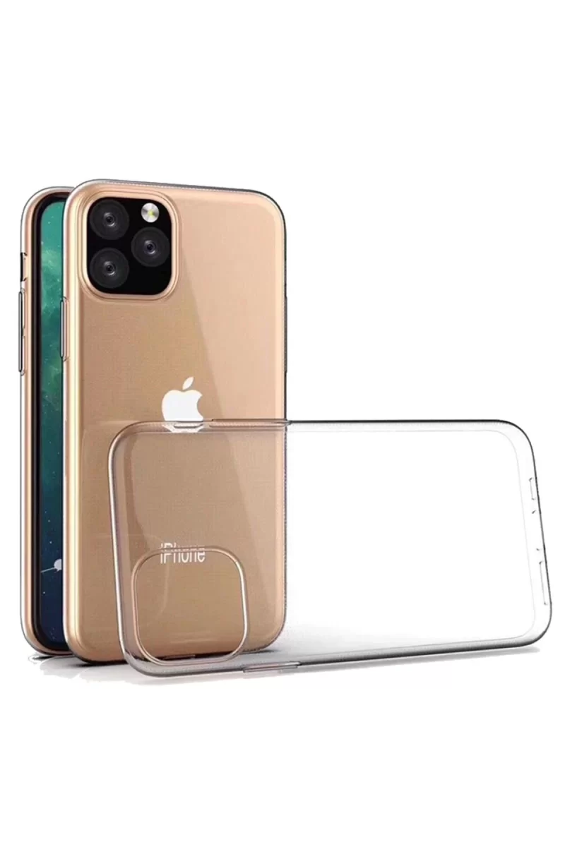 Newface Apple iPhone 11 Pro Max Kılıf Lüx Şeffaf Silikon