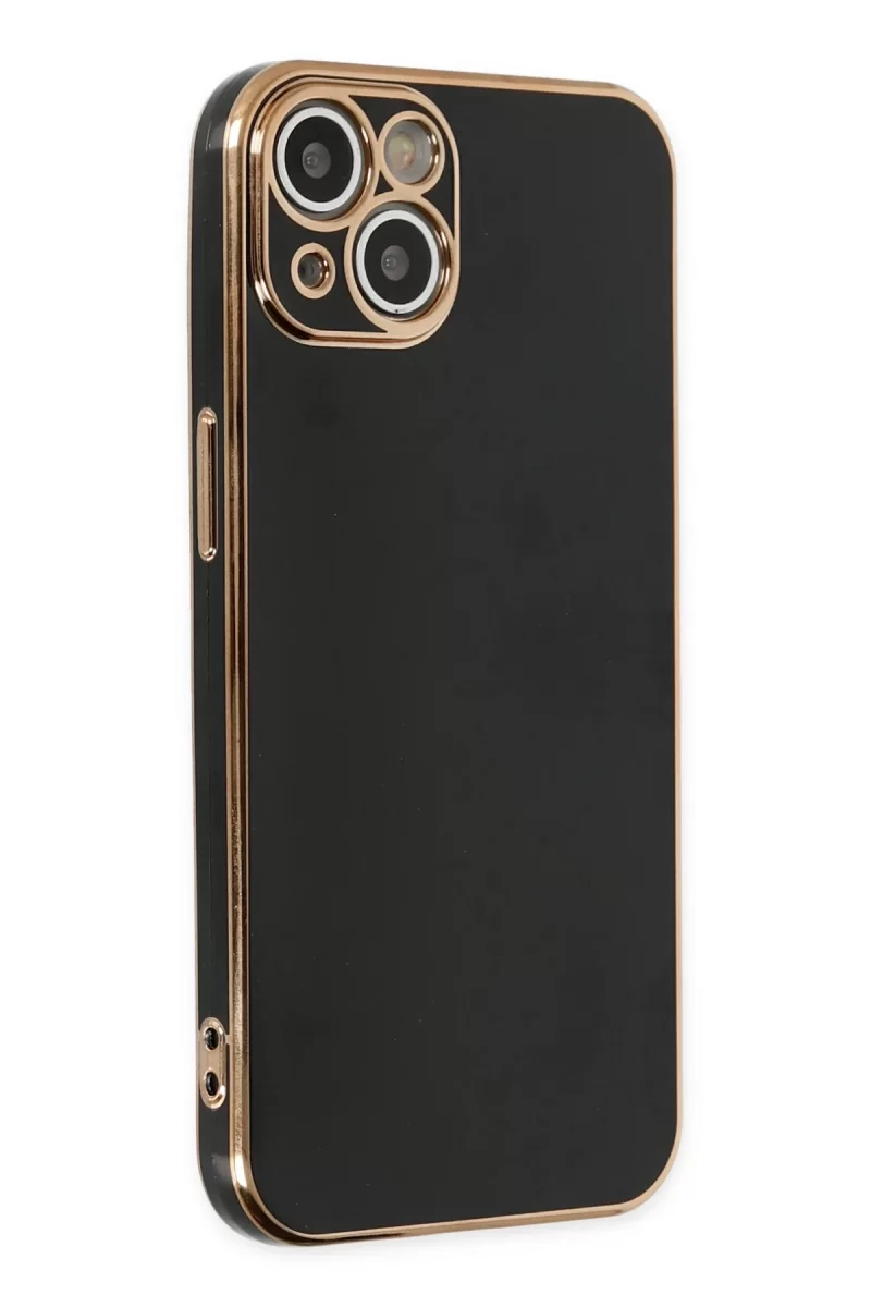 Newface Apple iPhone 14 Kılıf Volet Silikon - Siyah