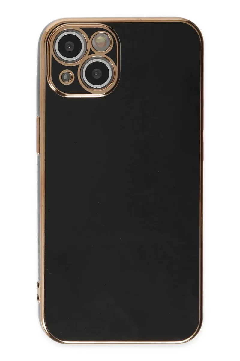 Newface Apple iPhone 14 Kılıf Volet Silikon - Siyah
