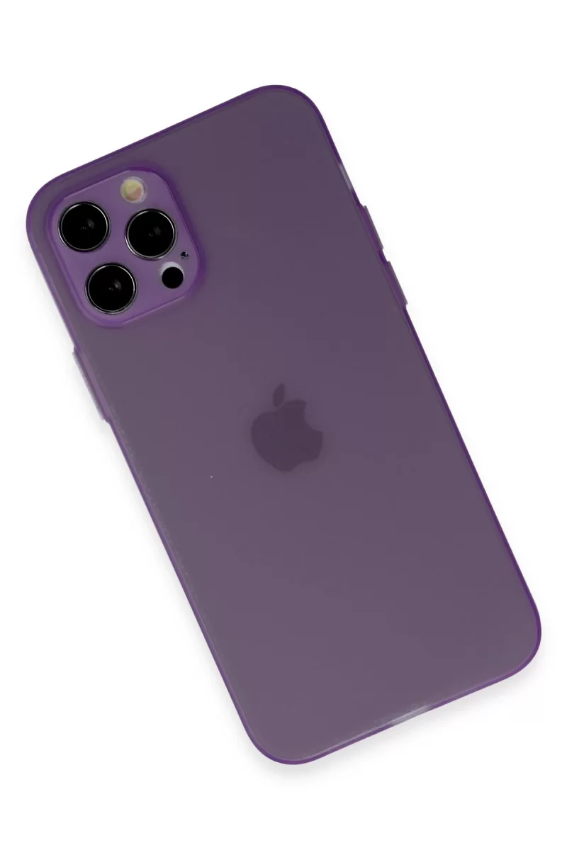 Newface Apple iPhone 12 Pro Kılıf Puma Silikon - Koyu Mor