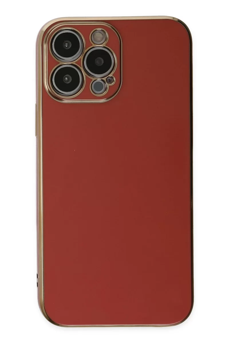 Newface Apple iPhone 14 Pro Max Kılıf Volet Silikon - Kırmızı