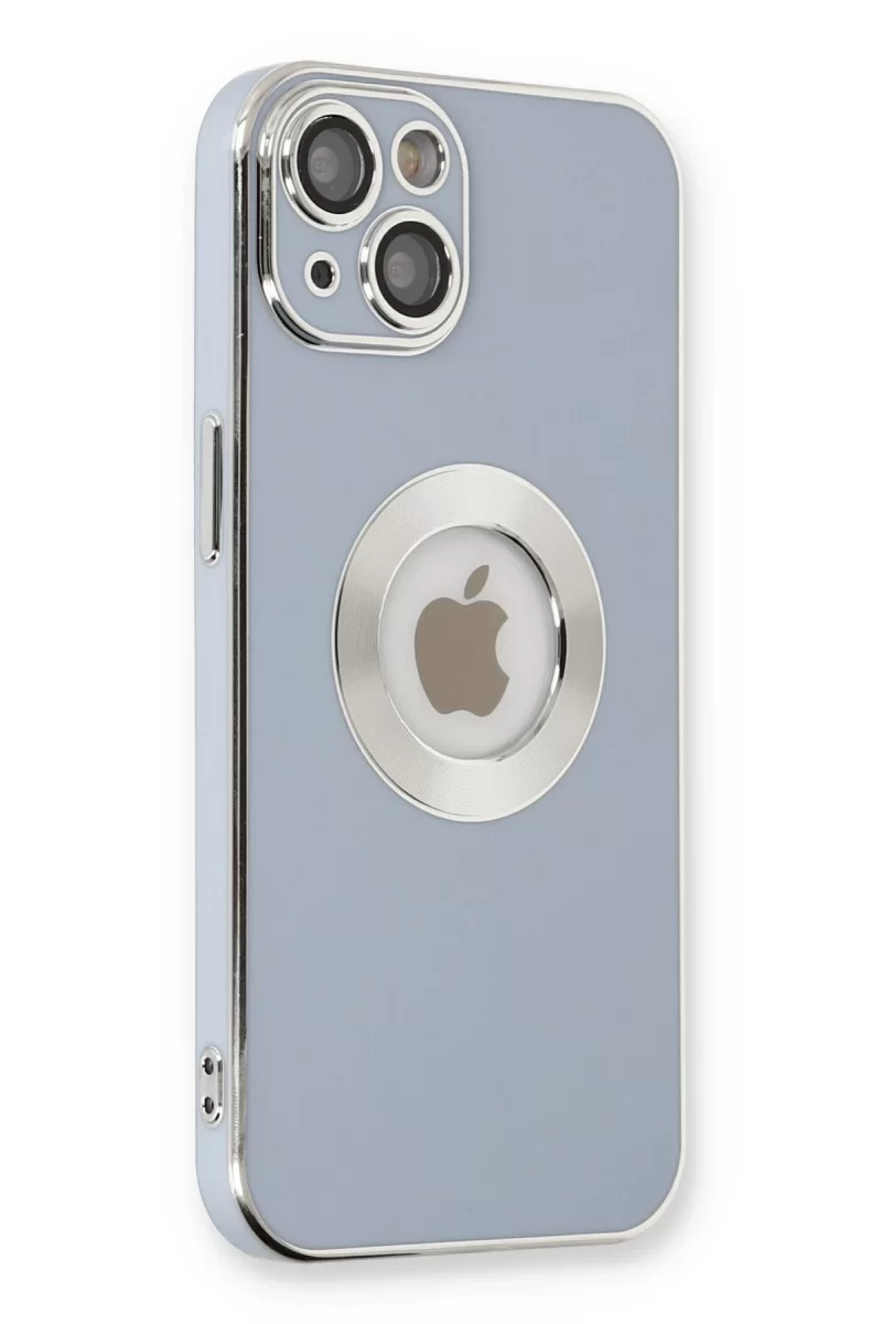 Newface Apple iPhone 14 Plus Kılıf Store Silikon - Sierra Blue