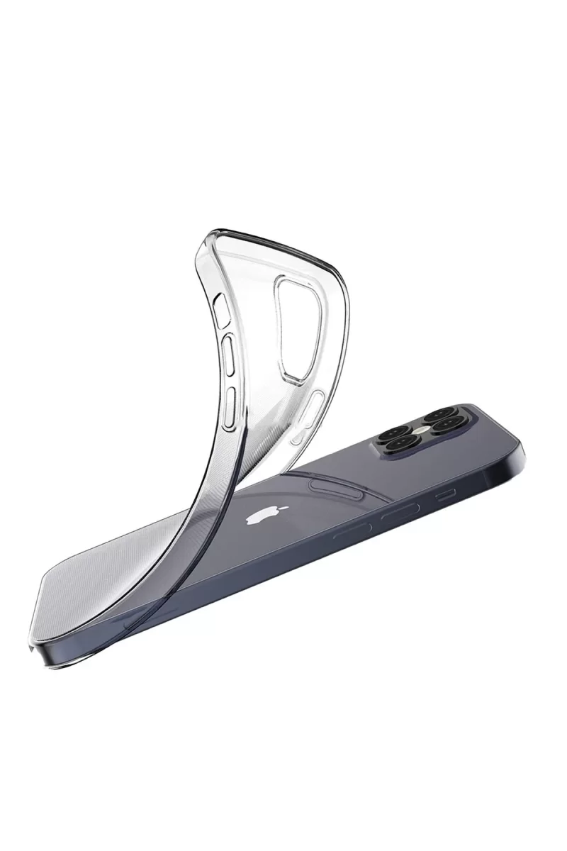 Newface Apple iPhone 12 Kılıf Lüx Şeffaf Silikon