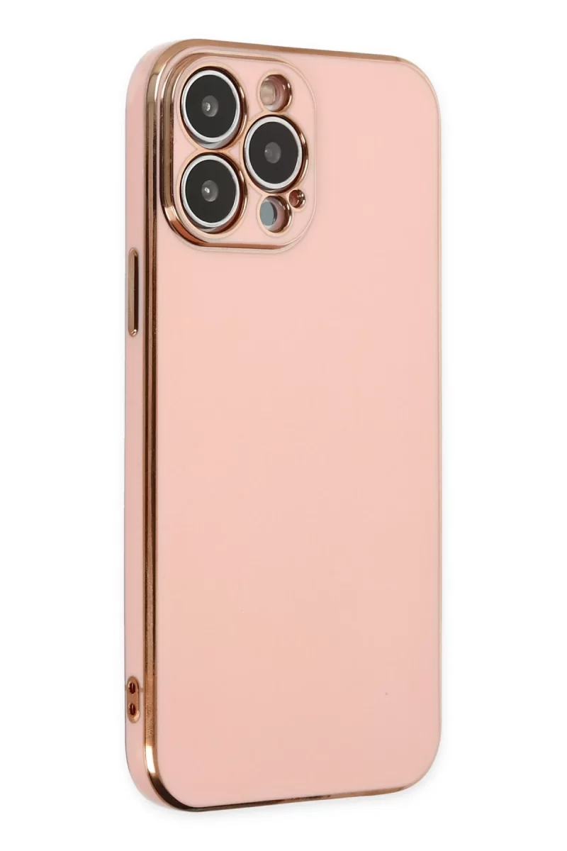 Newface Apple iPhone 14 Pro Max Kılıf Volet Silikon - Pembe