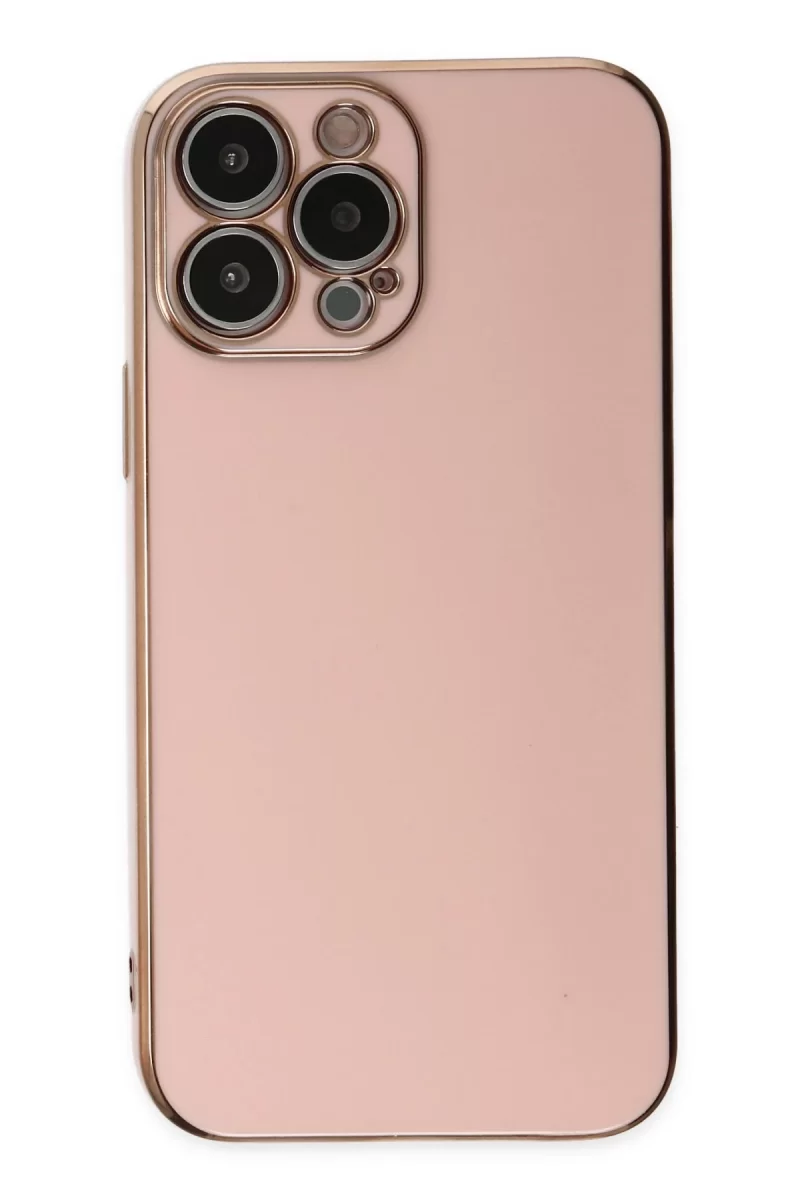 Newface Apple iPhone 14 Pro Max Kılıf Volet Silikon - Pembe