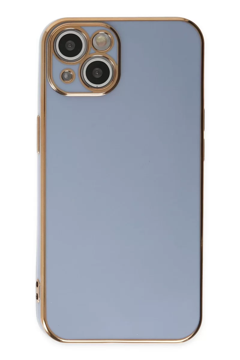 Newface Apple iPhone 14 Kılıf Volet Silikon - Mavi