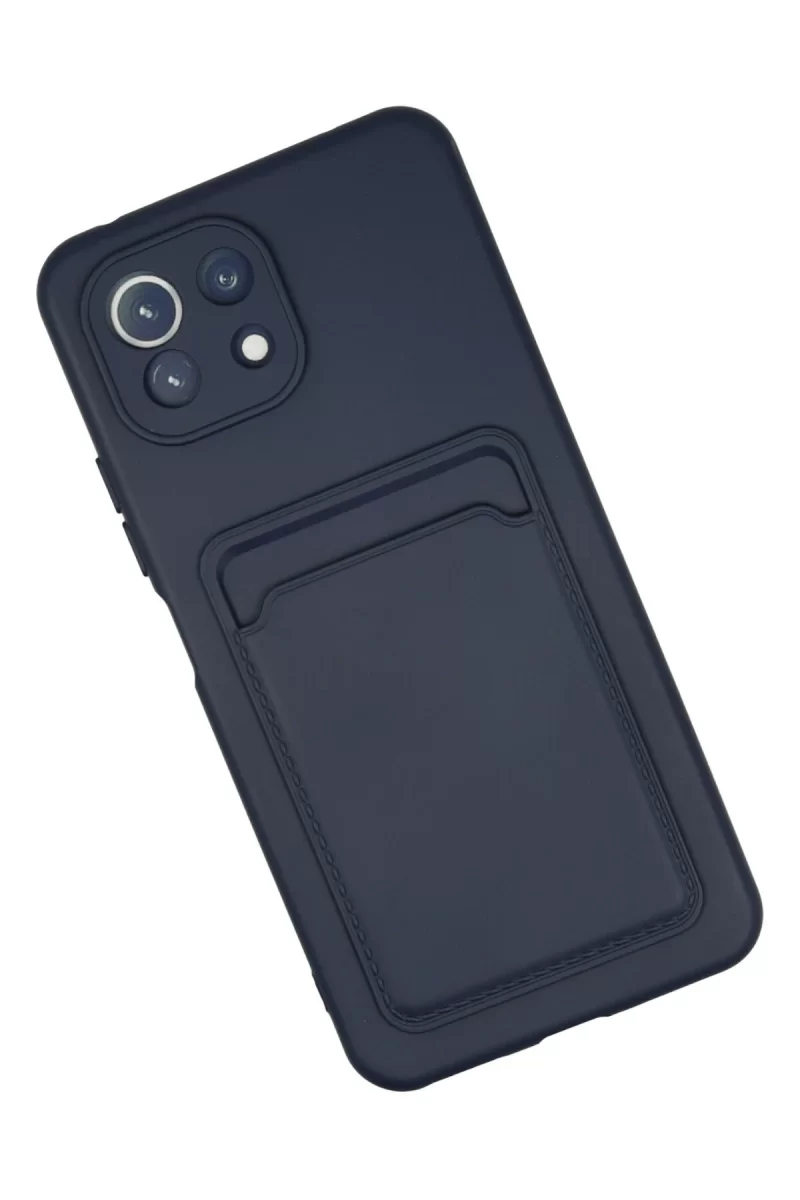 Newface Xiaomi Mi 11 Kılıf Kelvin Kartvizitli Silikon - Lacivert
