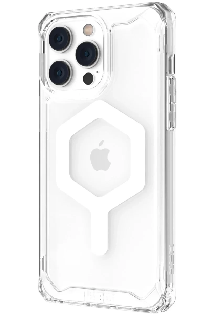 Newface Apple iPhone 14 Pro Kılıf Uag Plyo Magneticsafe Silikon - Şeffaf