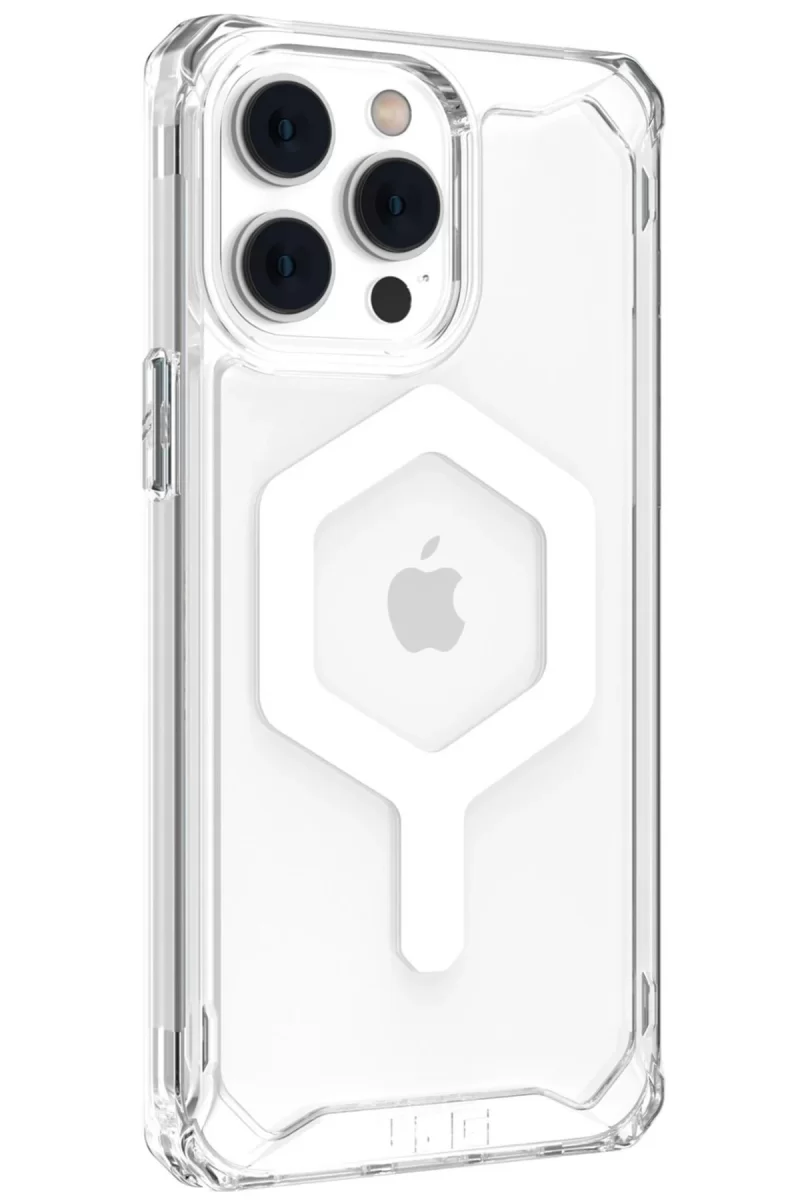 Newface Apple iPhone 14 Pro Kılıf Uag Plyo Magneticsafe Silikon - Şeffaf