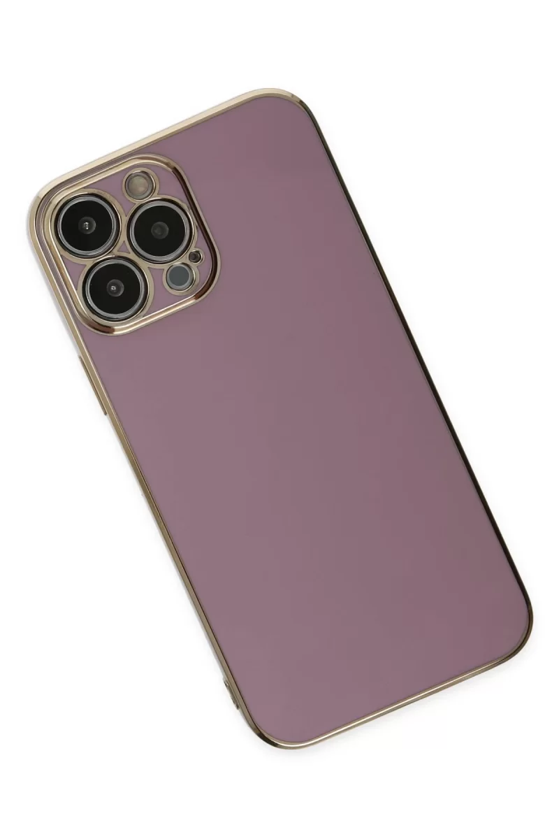 Newface Apple iPhone 14 Pro Max Kılıf Volet Silikon - Mor