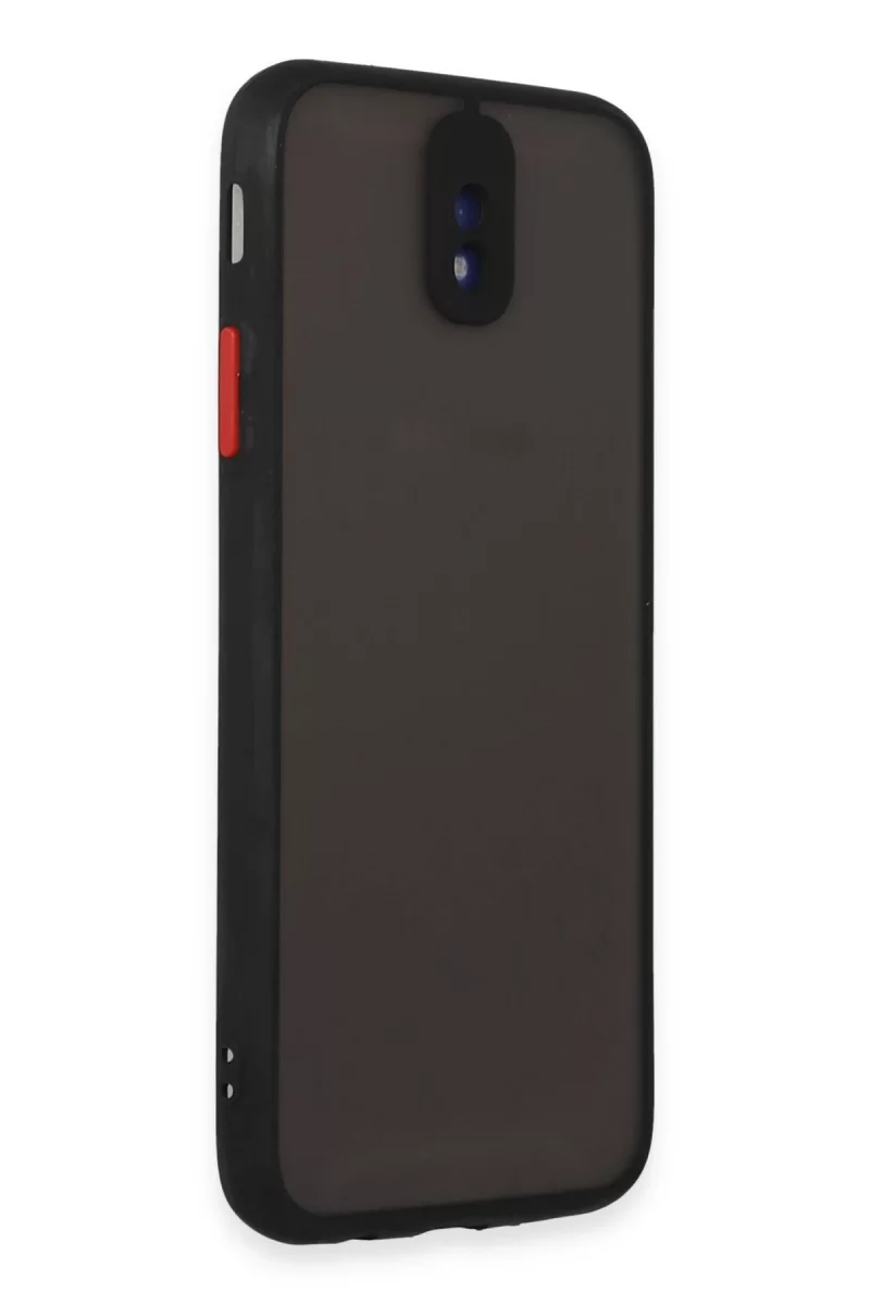 Newface Samsung Galaxy J7 Pro / J730 Kılıf Montreal Silikon Kapak - Siyah