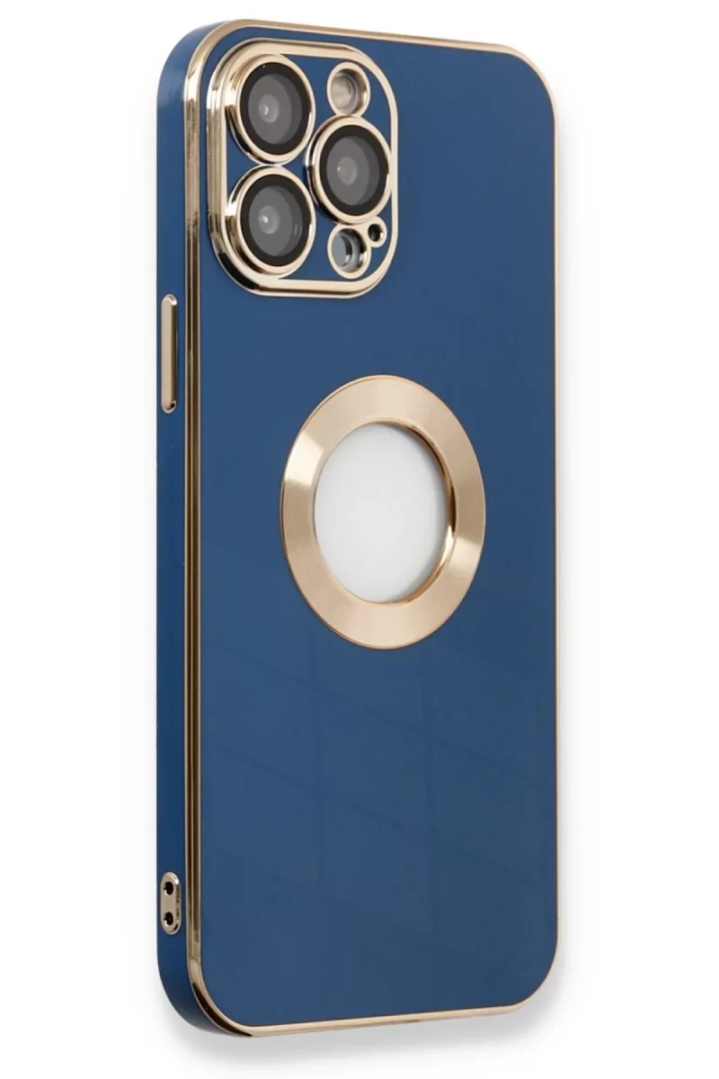 Newface Apple iPhone 14 Pro Max Kılıf Store Silikon - Mavi