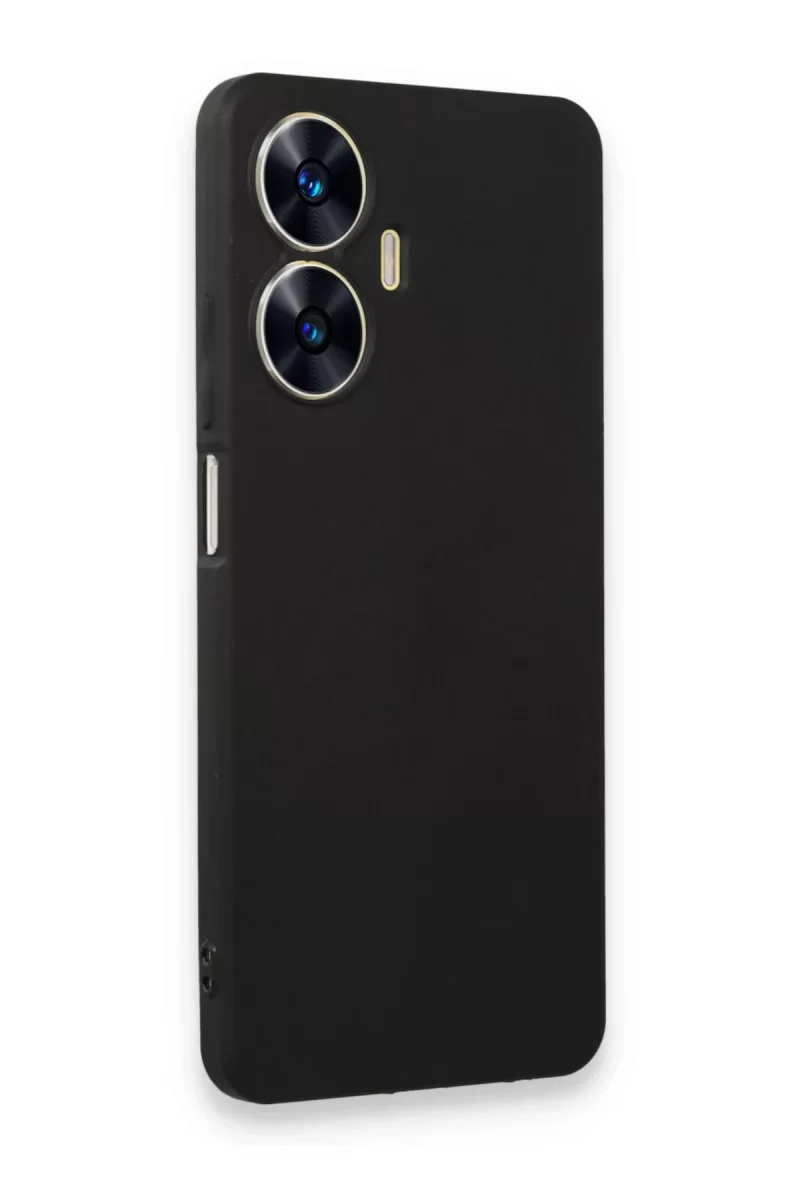 Newface Realme C55 Kılıf First Silikon - Siyah