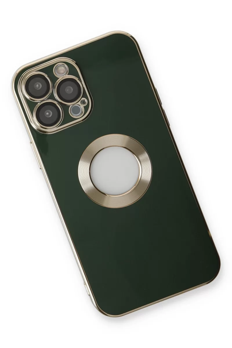 Newface Apple iPhone 14 Pro Max Kılıf Store Silikon - Yeşil
