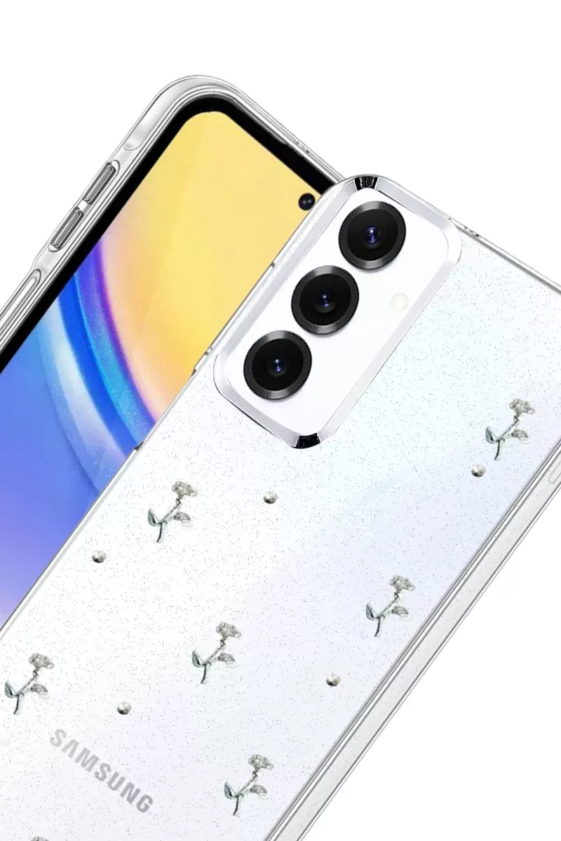 Newface Samsung Galaxy A15 4G Fiyonk Desenli Kapak - Desen 4