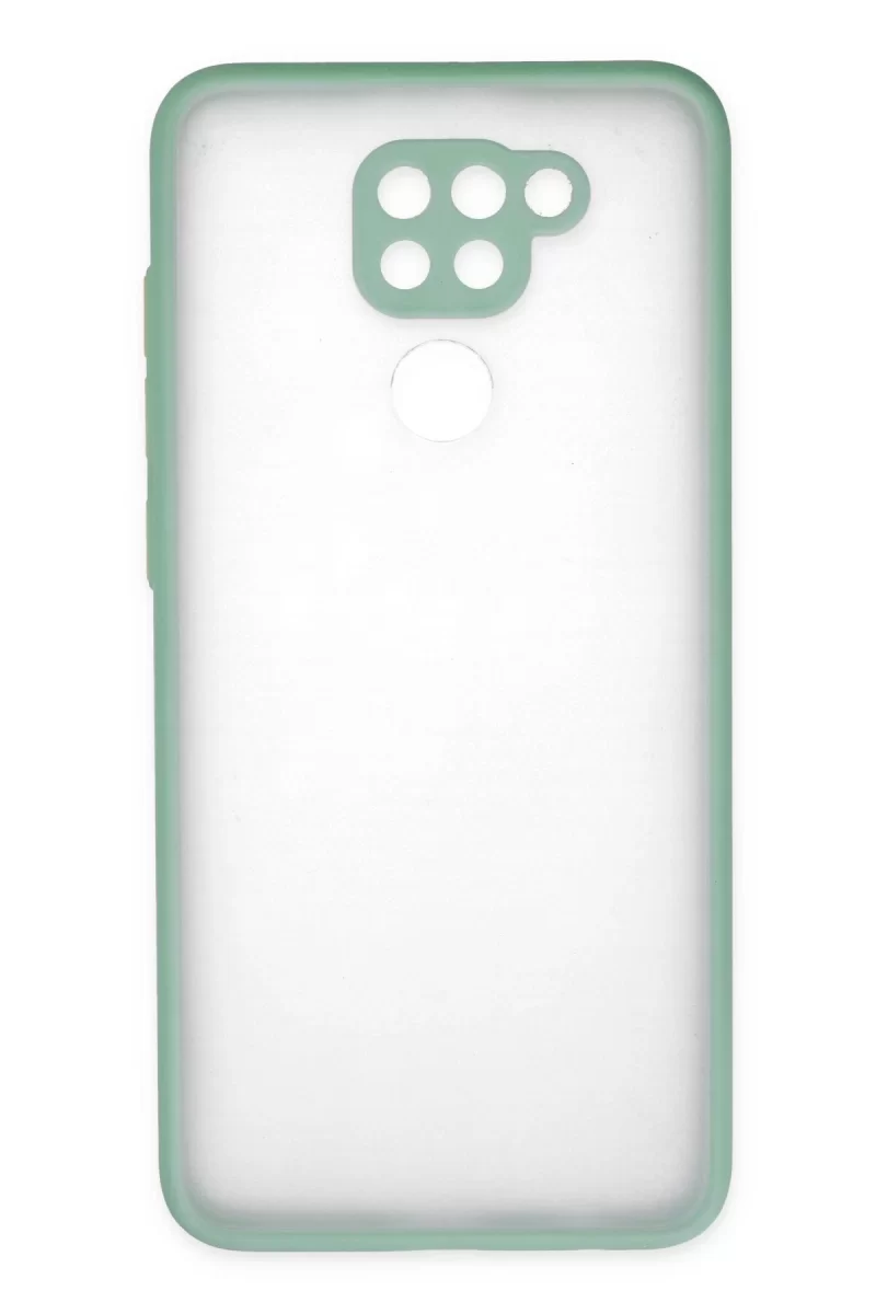 Newface Xiaomi Redmi Note 9 Kılıf Montreal Silikon Kapak - Turkuaz