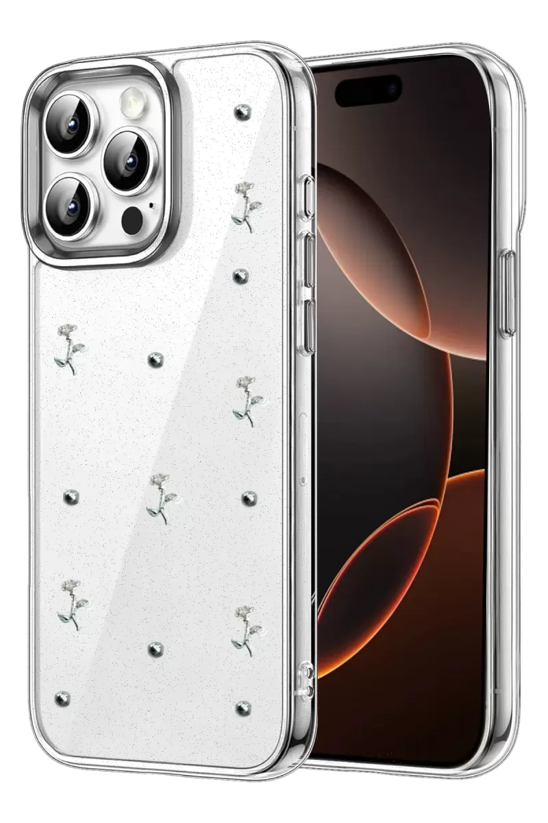 Newface Apple iPhone 15 Pro Fiyonk Desenli Kapak - Desen 4
