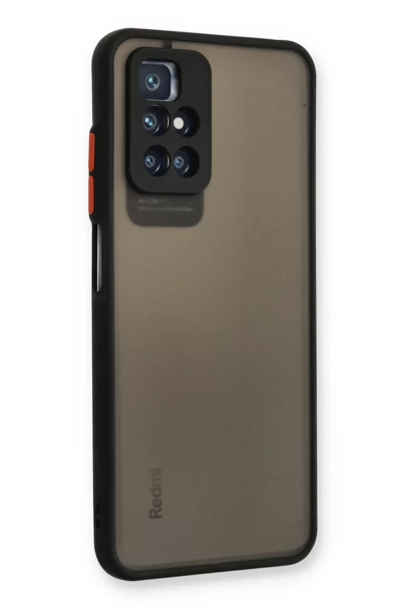 Newface Xiaomi Redmi 10 2022 Kılıf Montreal Silikon Kapak - Siyah