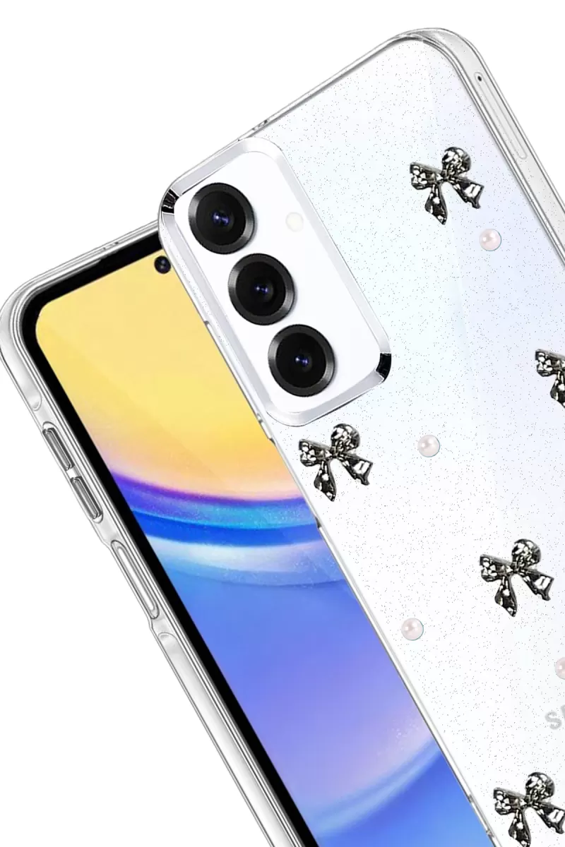 Newface Samsung Galaxy A15 4G Fiyonk Desenli Kapak - Desen 8