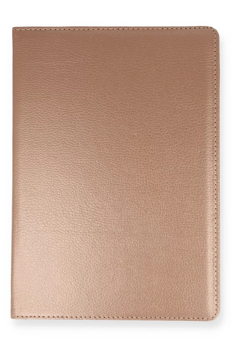 Newface Samsung Galaxy T500 Tab A7 10.4 Kılıf 360 Tablet Deri Kılıf - Rose Gold