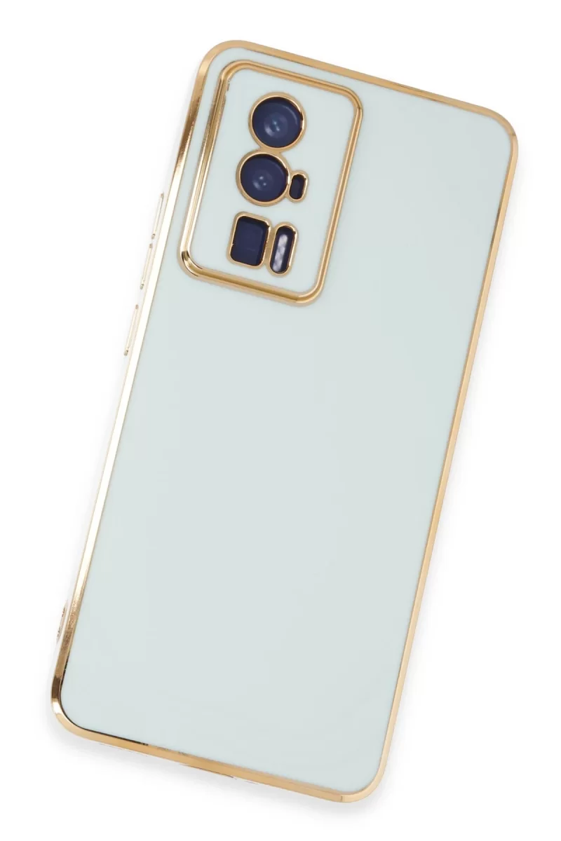 Newface Xiaomi Poco F5 Pro Kılıf Volet Silikon - Açık Yeşil