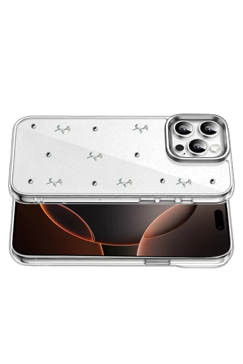 Newface Apple iPhone 14 Pro Max Fiyonk Desenli Kapak - Desen 4