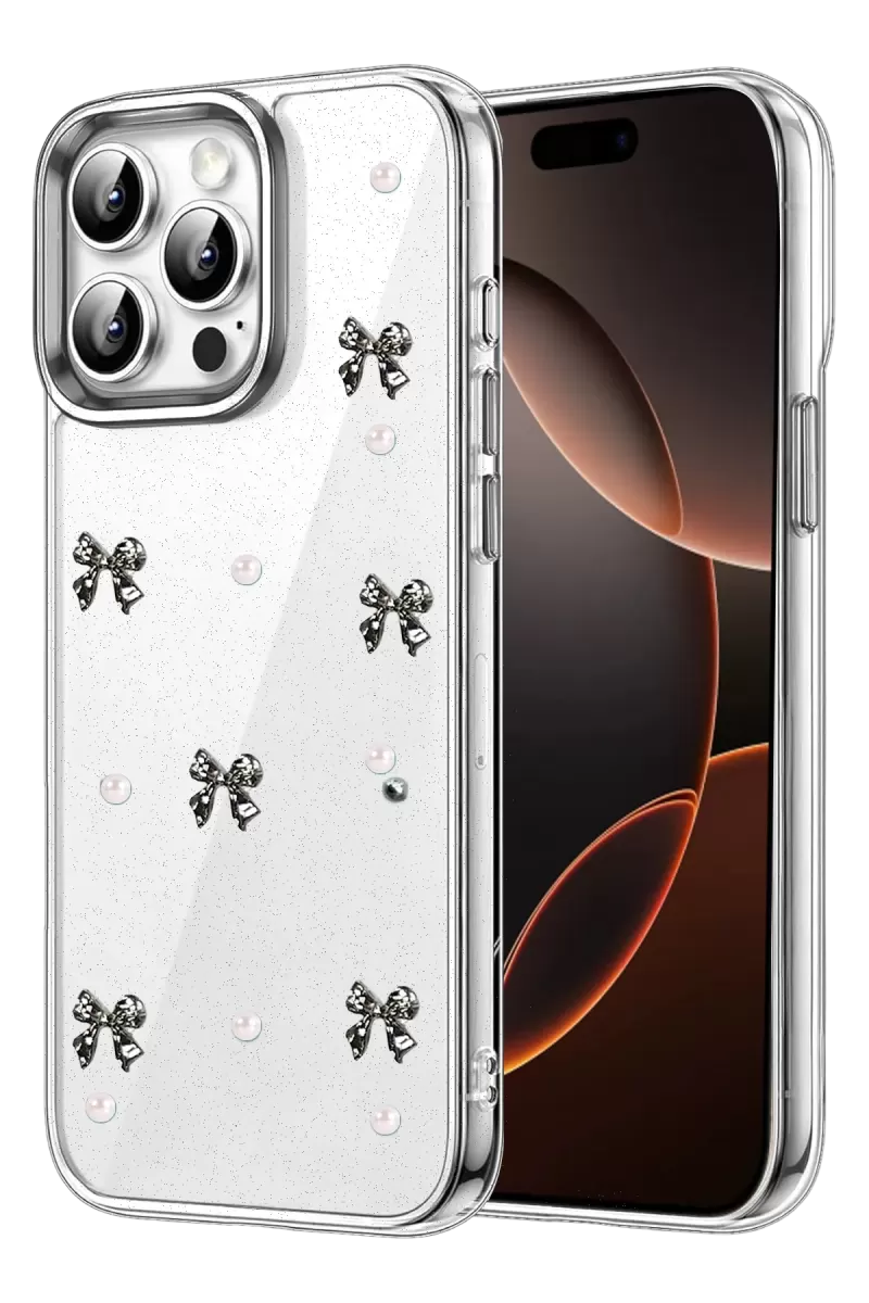 Newface Apple iPhone 15 Pro Fiyonk Desenli Kapak - Desen 8