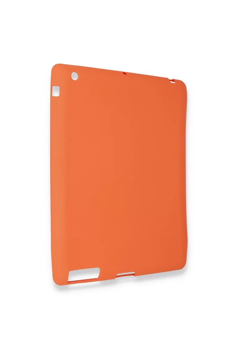 Newface Apple iPad 4 9.7 Kılıf Evo Tablet Silikon - Turuncu