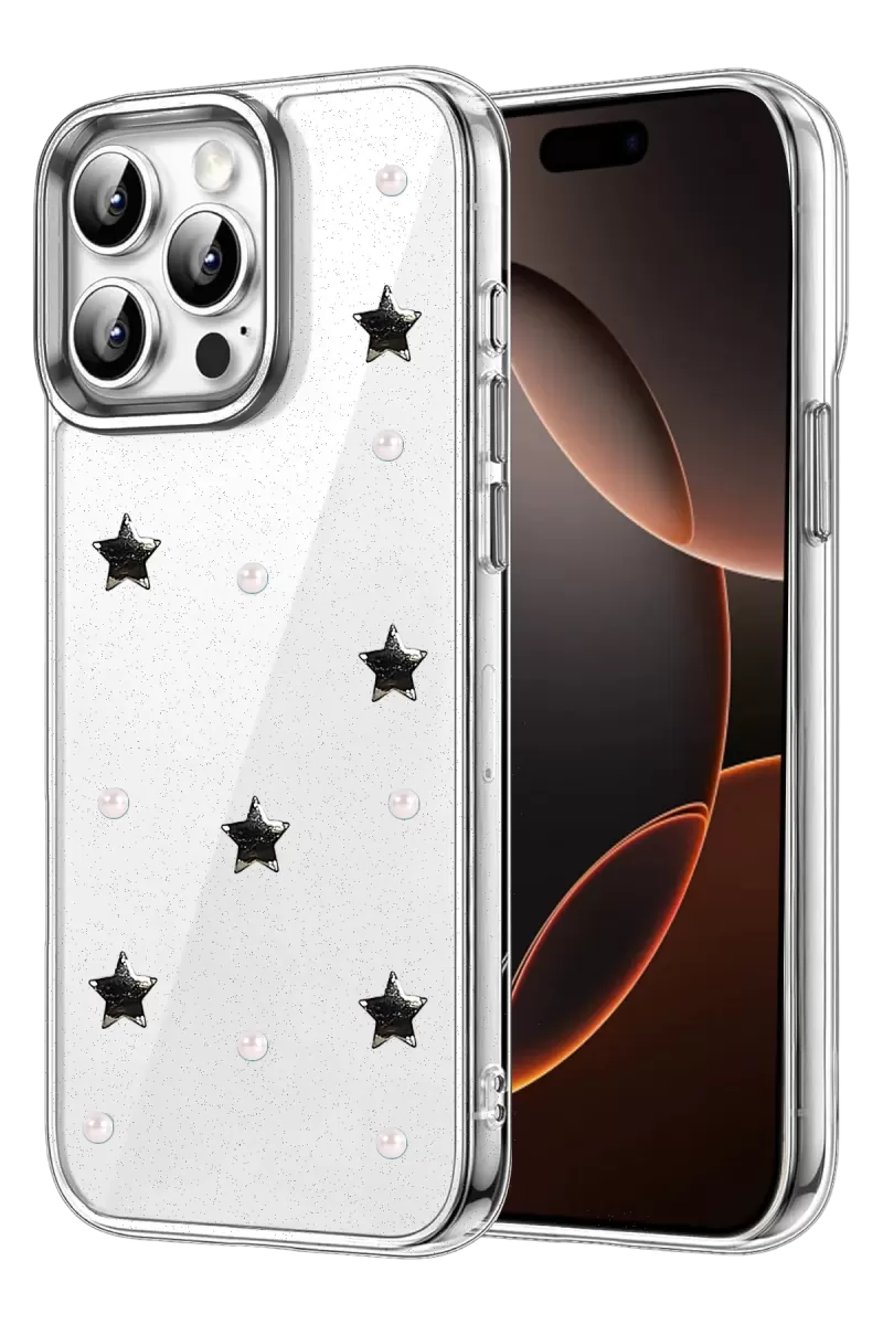 Newface Apple iPhone 14 Pro Max Fiyonk Desenli Kapak - Desen 7