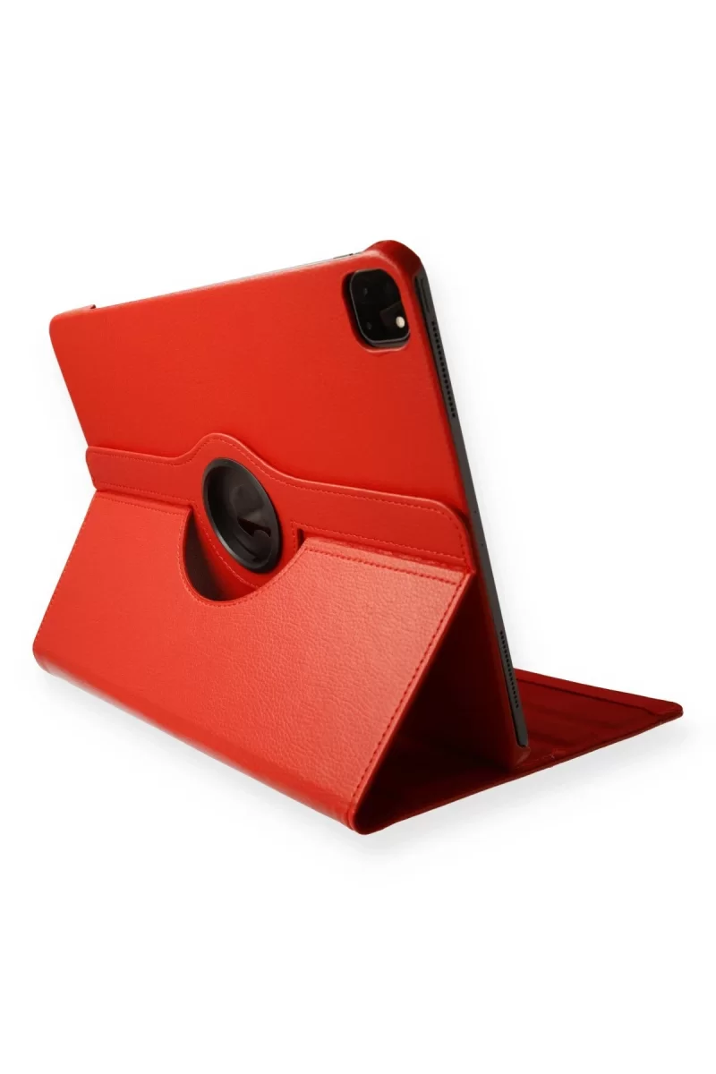Newface Apple iPad Pro 11 (2020) Kılıf 360 Tablet Deri Kılıf - Kırmızı