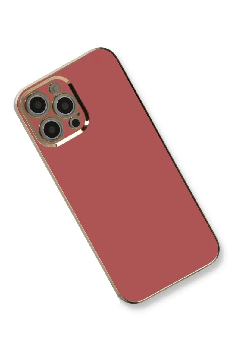 Newface Apple iPhone 12 Pro Kılıf Volet Silikon - Kırmızı