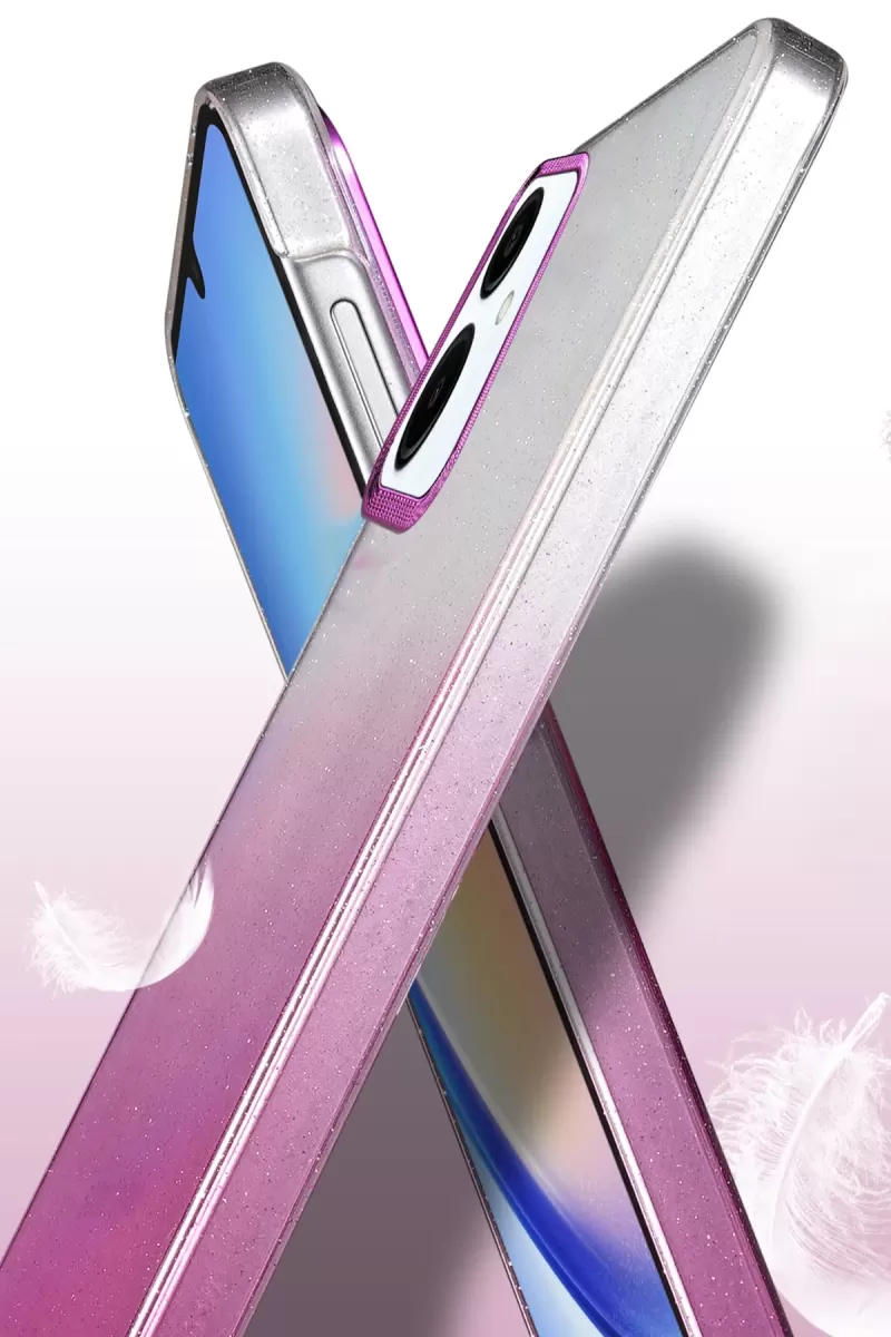 Newface Samsung Galaxy A06 Glossy Kapak - Çöl Titanyum