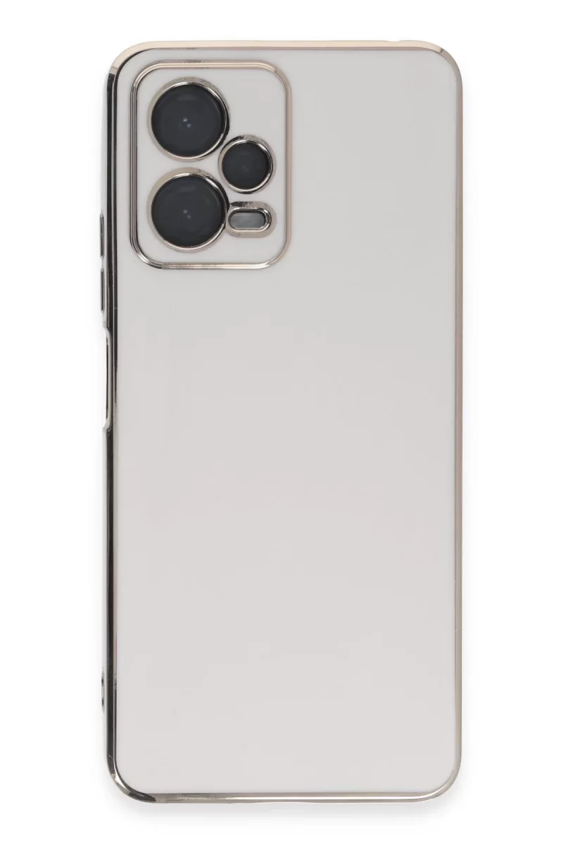 Newface Xiaomi Poco X5 5G Kılıf Volet Silikon - Beyaz