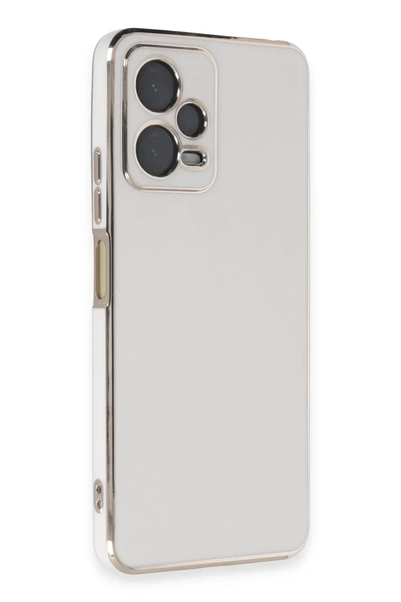 Newface Xiaomi Poco X5 5G Kılıf Volet Silikon - Beyaz
