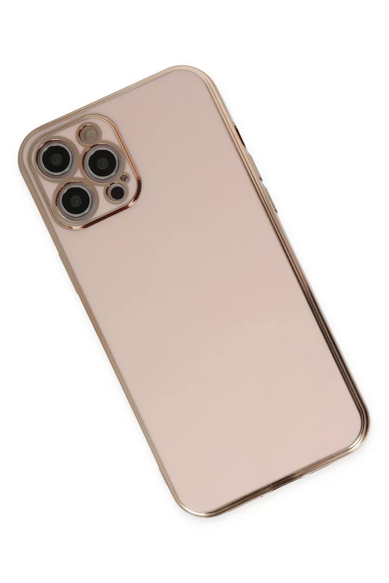 Newface Apple iPhone 12 Pro Kılıf Volet Silikon - Pembe