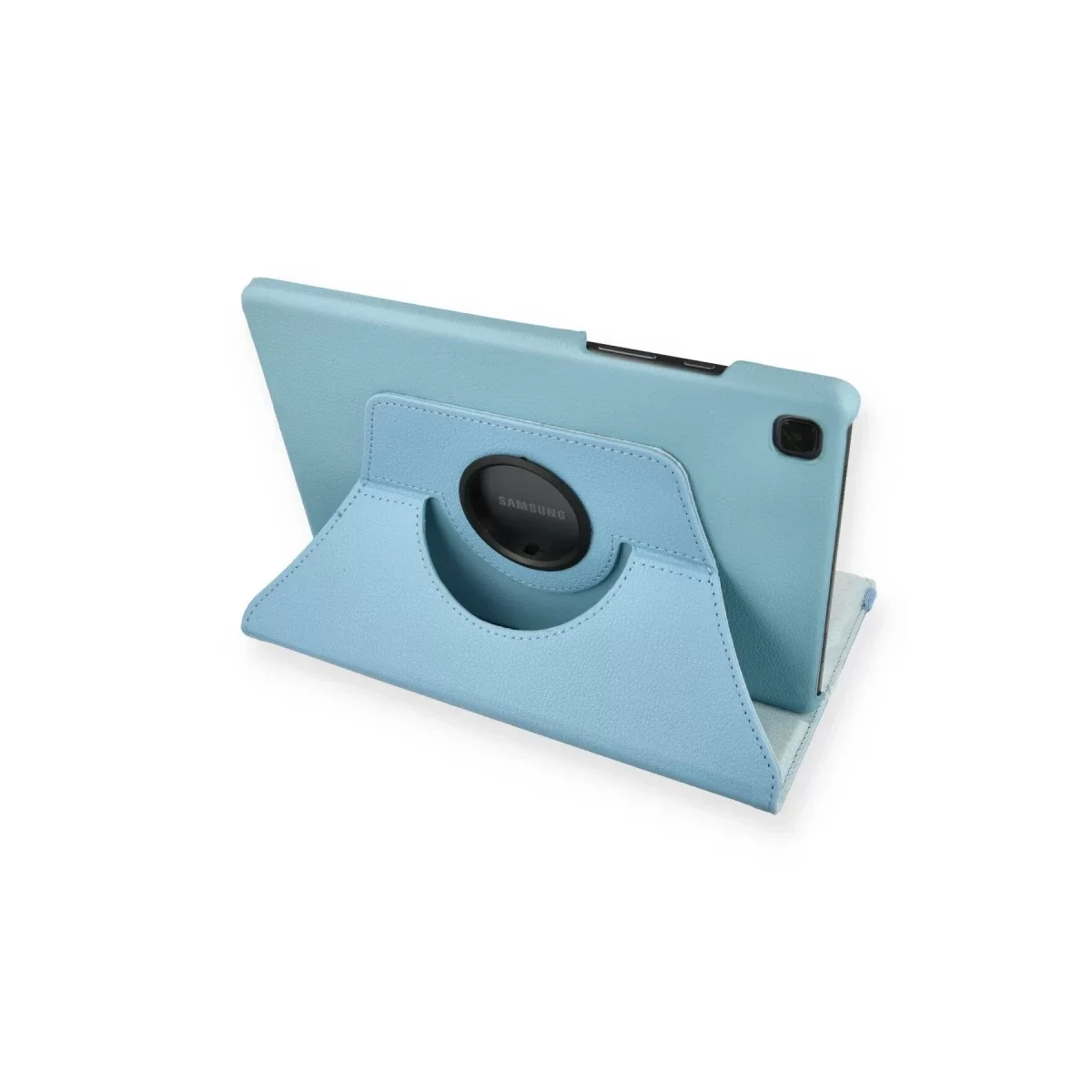 Newface Samsung Galaxy T500 Tab A7 10.4 Kılıf 360 Tablet Deri Kılıf - Turkuaz