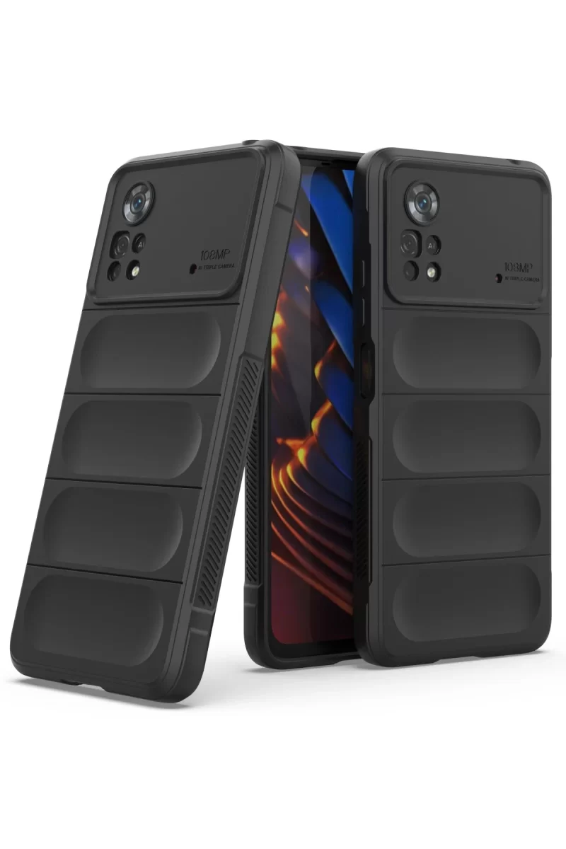 Newface Xiaomi Poco X4 Pro 5G Kılıf Optimum Silikon - Siyah