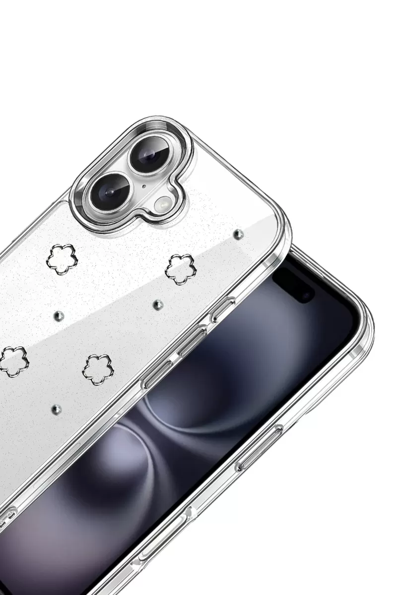 Newface Apple iPhone 16 Plus Fiyonk Desenli Kapak - Desen 2