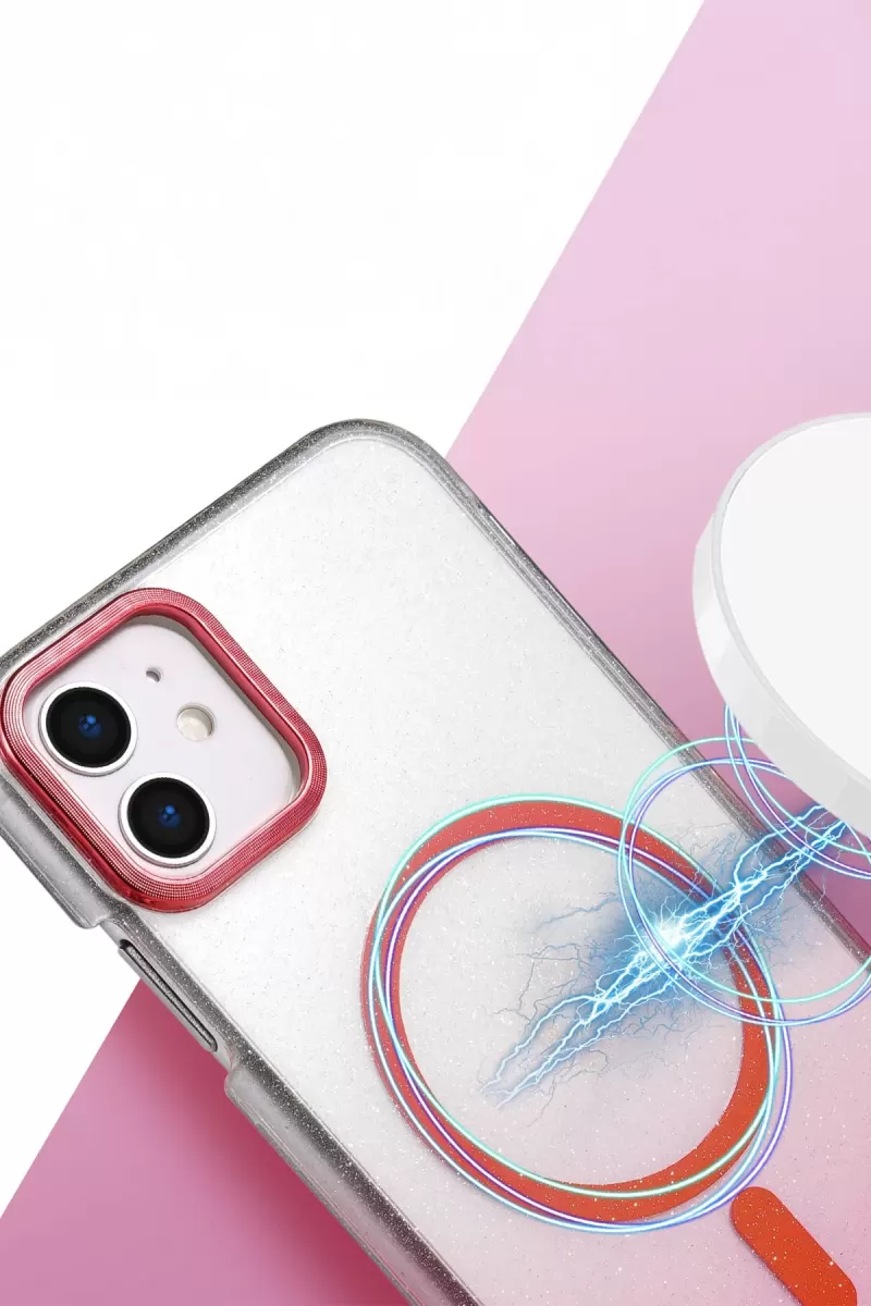 Newface Apple iPhone 11 Glossy Magsafe Kapak - Siyah